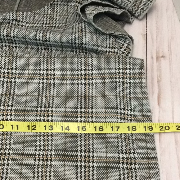 Naif Plaid Short Ruffle Sleeves Mini Dress Size Small - Picture 11 of 13